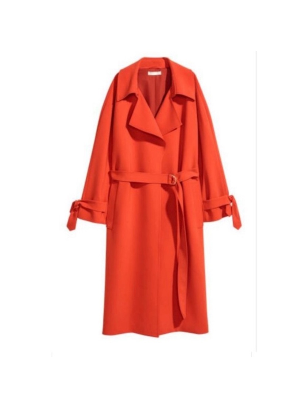 H&M Women's Orange Trench Coat New - Picture 11 of 11